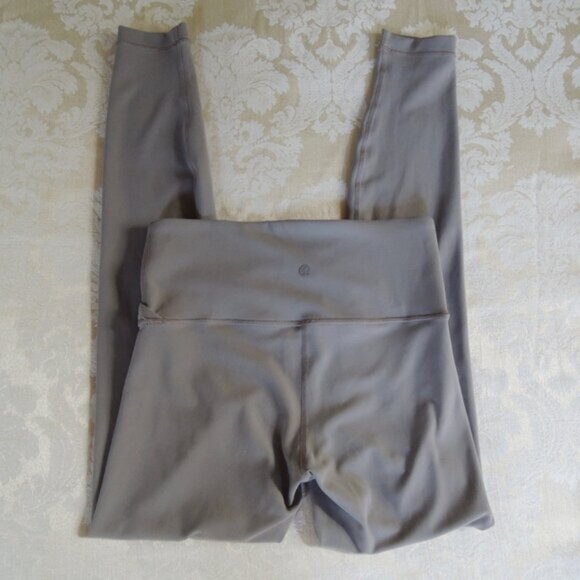 Lululemon RARE Always On Highrise Tight in Carbon Dust Crossover Front 6 - Picture 8 of 11